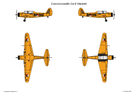 Kleurenschema Commonwealth CA-6 Wackett