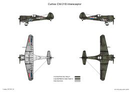 Schema Curtiss-Wright CW-21B ML-KNIL