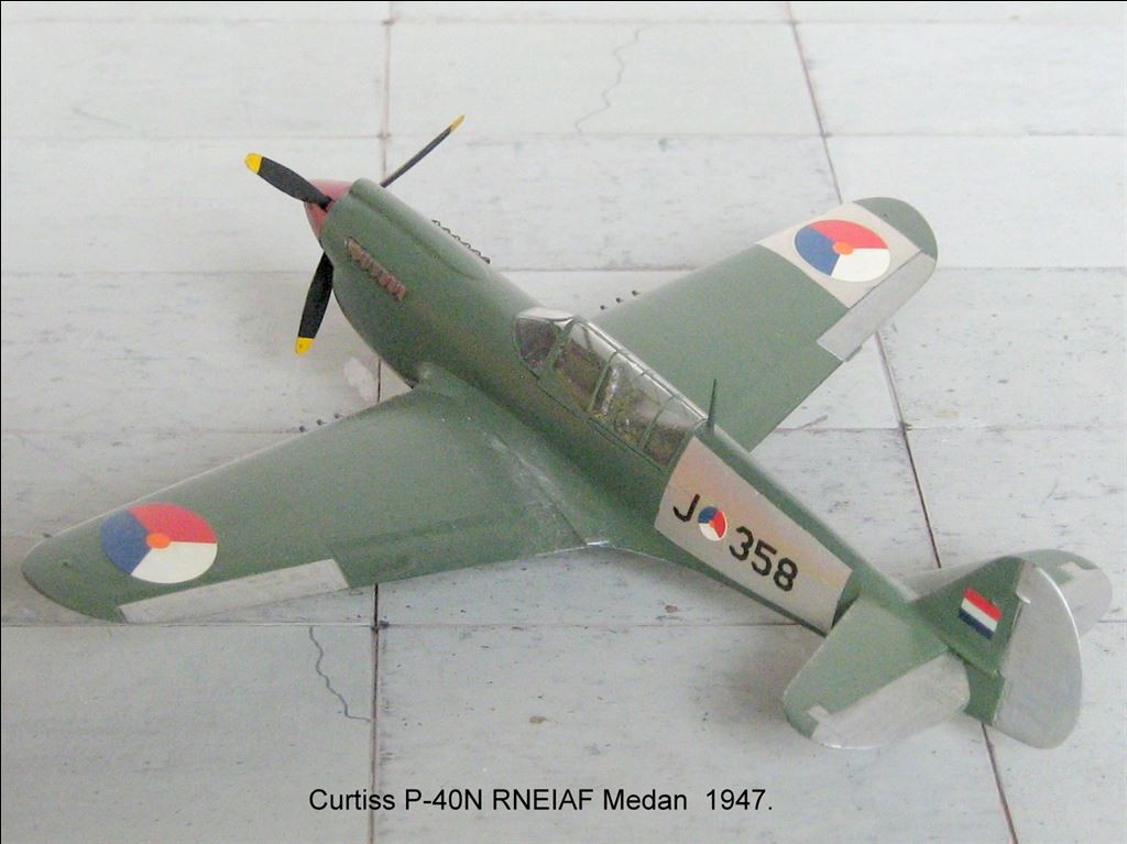 Curtiss P40N RNEIAF Medan 1947 AKleijn