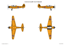 Kleurenschema 1 Commonwealth CA-6 Wackett