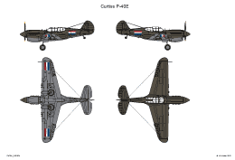 Curtiss P-40E-SMALL