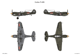 Curtiss P 40N 6 SMALL