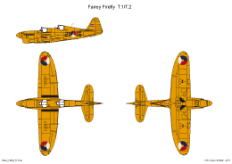 Fairey Firefly T.1/2 MLD Schema 1