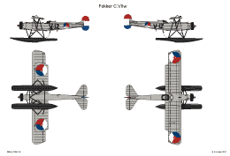 Kleurenschema Fokker C.VIIw