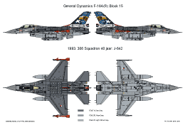 GeneralDynamics F16A-1993 306Sq-40Jaar-SMALL