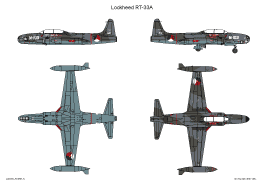 Tweede schema Lockheed RT-33A