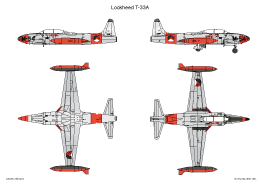 Tweede schema Lockheed T-33A