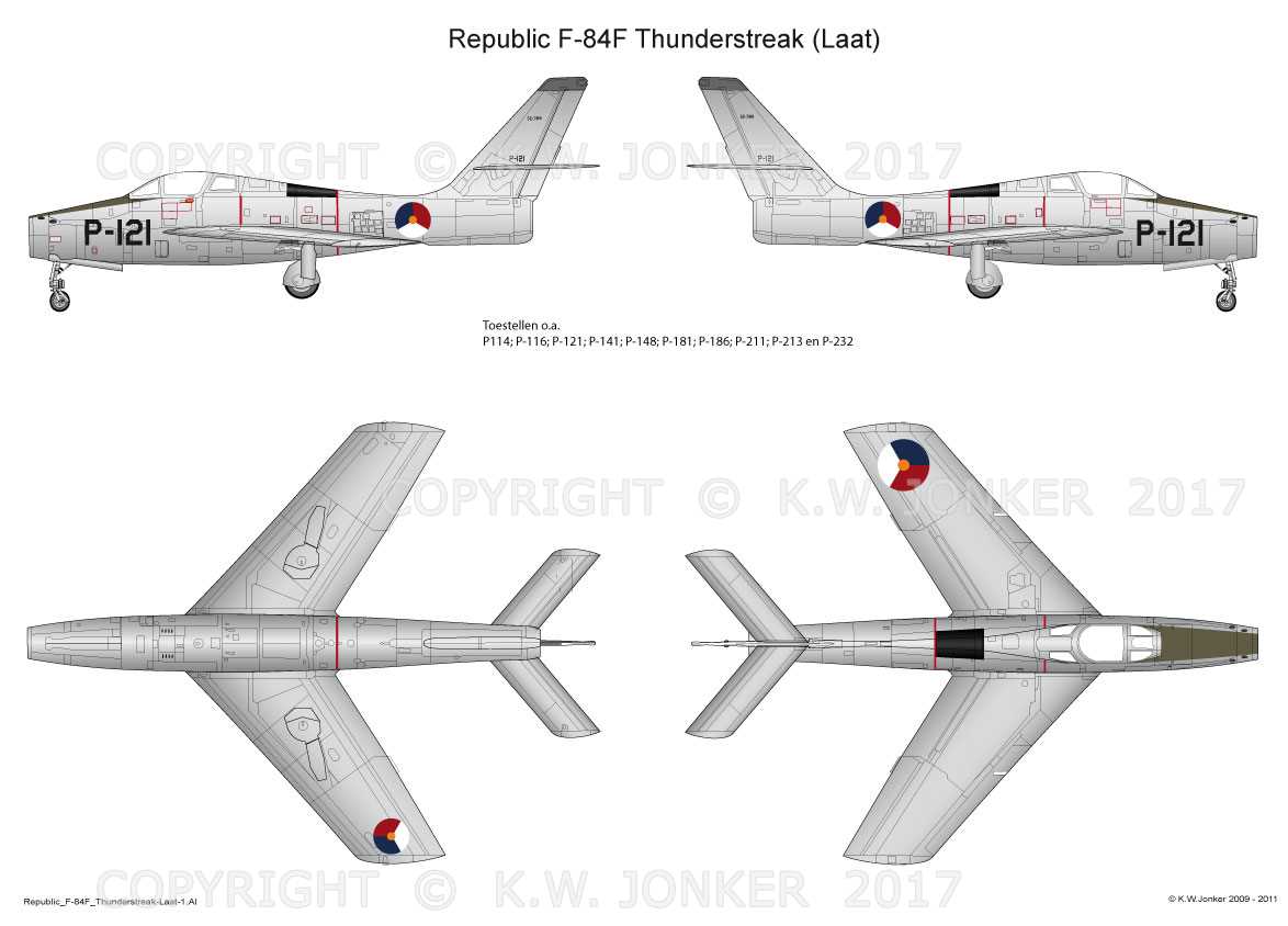 107 USAF REPUBLIC F-84F "THUNDERSTREAK" New Sealed Box 1/72 Italeri Kit No 