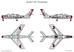 Republic F-84F_Thunderstreak-Vroeg-1-SMALL