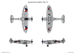 Supermarine Spitfire TMkIX NL 3 SMALL